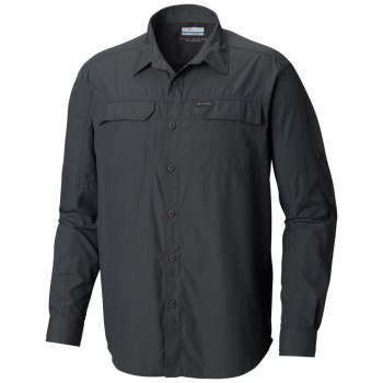 Columbia Silver Ridge 2.0 Long Sleeve, Camisa Grises Oscuro Para Hombre | 348267-HTK